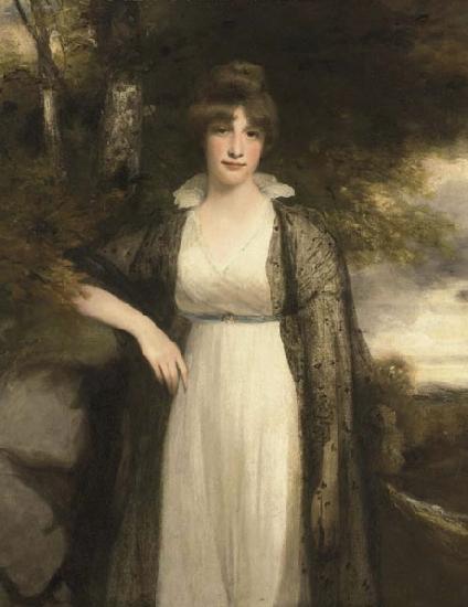John Hoppner Portrait in oils of Eleanor Agnes Hobart oil painting picture